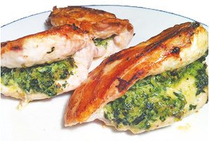 Pesto Stuffed Chicken