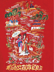 Hutoxi’s Chinese themed gara sari creation