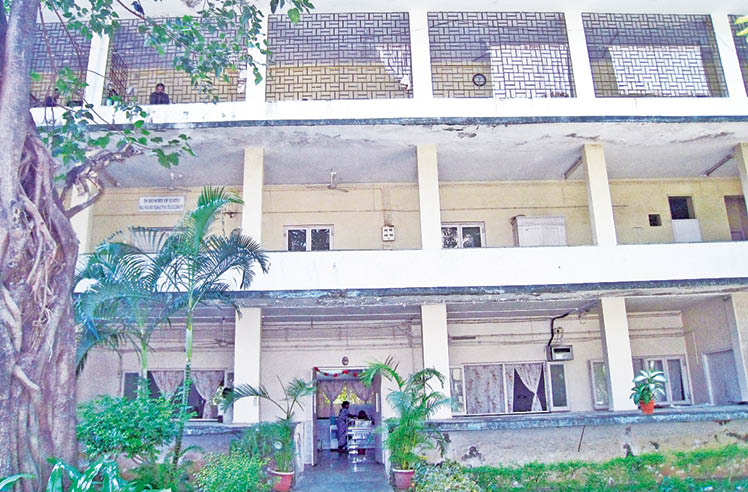 The Moose Memorial Building which houses the Parsi General Ward on its Ground and First floor.